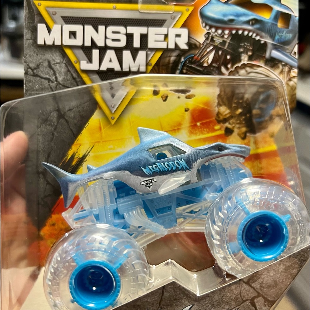 Monster Jam Megalodon Shark Truck - Blue